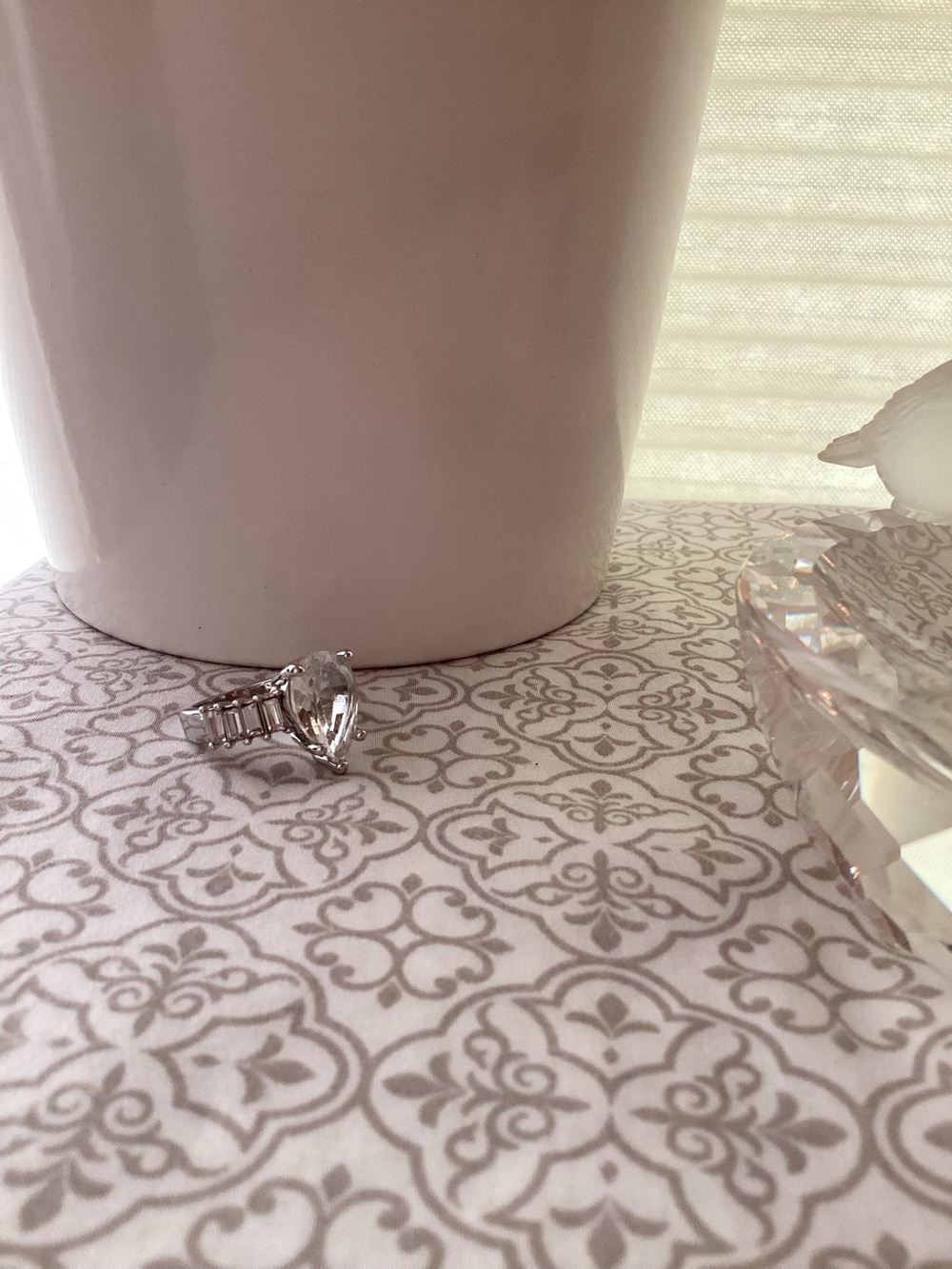 Pear Shaped Solitaire Ring